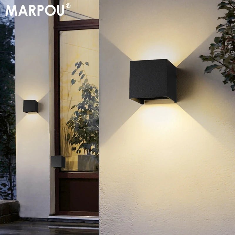 MARPOU mur led lampe extérieure/intérieure étanche : Illuminez votre espace avec style - Maisonplanet