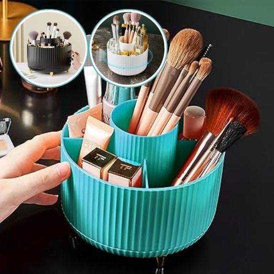 Organisateur de Porte - Brosse de Maquillage 5 Emplacements : La Solution Élégante pour votre Routine Beauté - Maisonplanet