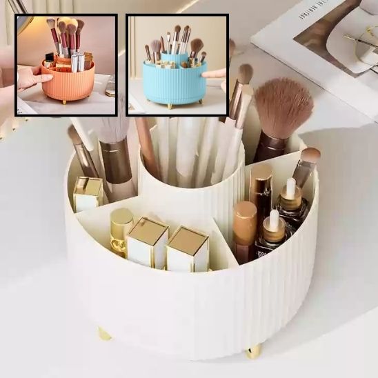 Organisateur de Porte - Brosse de Maquillage 5 Emplacements : La Solution Élégante pour votre Routine Beauté - Maisonplanet