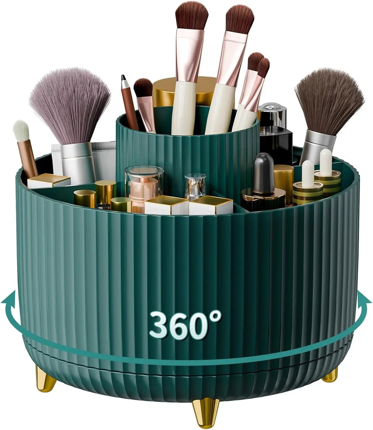 Organisateur de Porte - Brosse de Maquillage 5 Emplacements : La Solution Élégante pour votre Routine Beauté - Maisonplanet