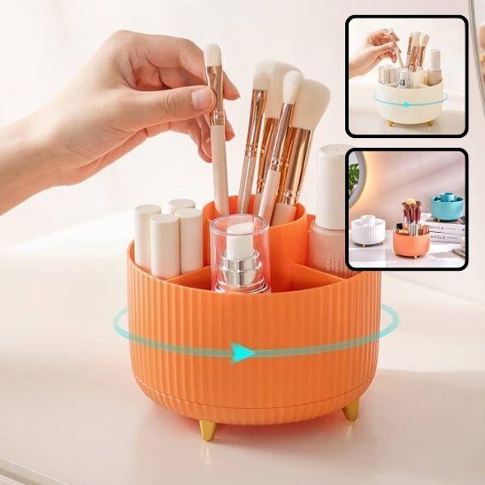 Organisateur de Porte - Brosse de Maquillage 5 Emplacements : La Solution Élégante pour votre Routine Beauté - Maisonplanet