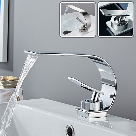 Robinet de Lavabo Mitigeur Robinet Cascade : Élégance et Fonctionnalité pour Votre Salle de Bain - Maisonplanet